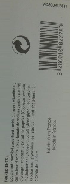 Vitarmonyl Vitamine C 500 Comprimés effervescents